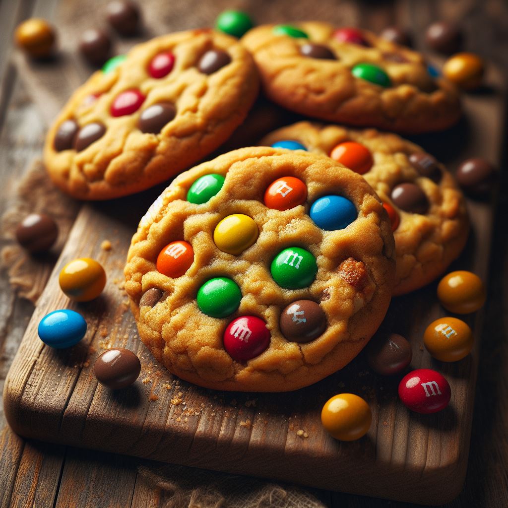 Exciting Peanut Butter M&M Cookies